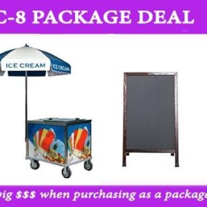 BDC-8 Package Deal with Umbrella & Chalkboard