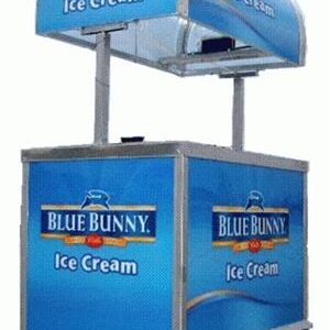 BDC8 Cold Plate Push Cart With Canopy