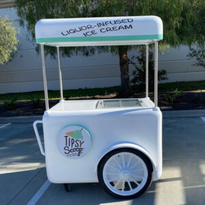 Fiberglass Deluxe Ice Cream Cart