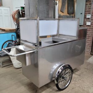 Italian Ice Push Cart with sink - Never Used